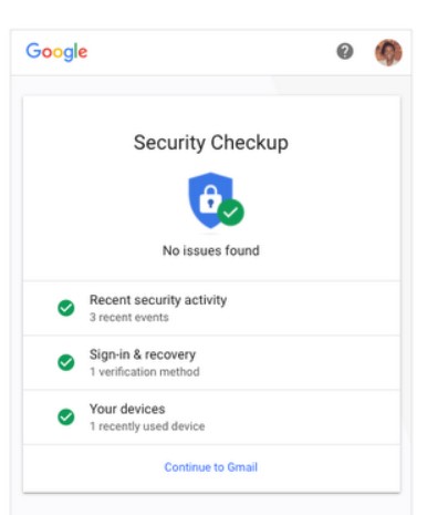 Google Security Check Graphic
